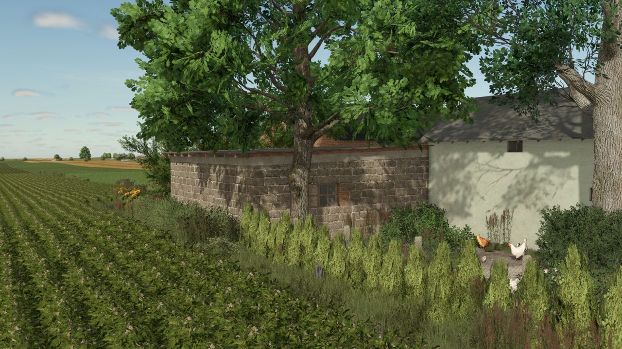 Efektywny Garage Pack: Kompaktowe Garaże dla Maszyn + Kurnik dla FS25 - Zrzuty ekranu