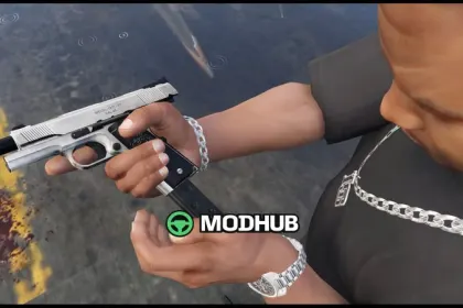 Анімований Colt 1911 для GTA 5