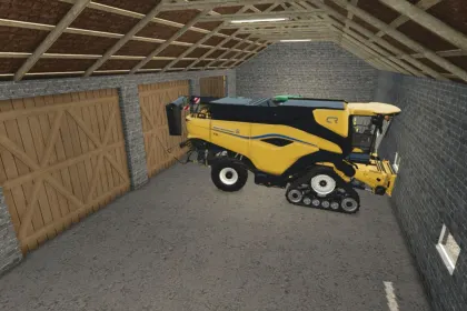 Modern Garage 45x11 for Farming Simulator 25 — Convenient Equipment Storage — 1