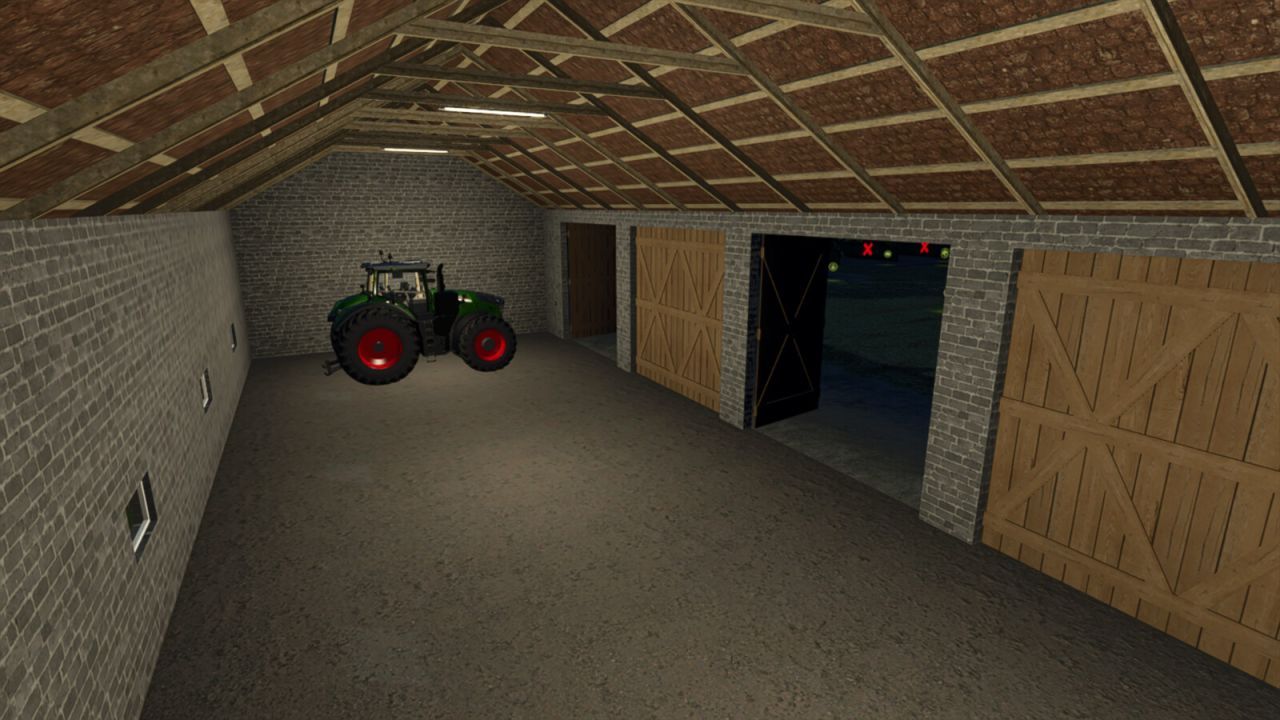 Nowoczesny Garaż 45x11 dla Farming Simulator 25 — Wygodne Przechowywanie Sprzętu - Zrzuty ekranu