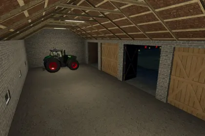 Modern Garage 45x11 for Farming Simulator 25 — Convenient Equipment Storage — 3