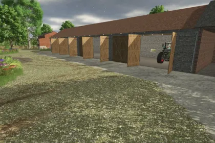 Modern Garage 45x11 for Farming Simulator 25 — Convenient Equipment Storage — 4