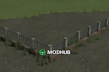Concrete Fence V1.0 for FS25