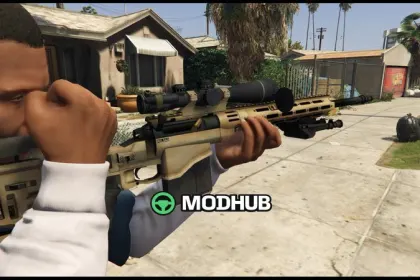 Remington MSR (1/2 Animated) для GTA 5