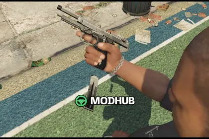 Анімований Beretta M9 для GTA 5