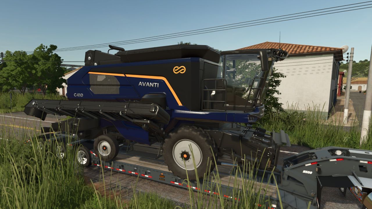 Спецгедер (насадка) Colombo Avanti C410 And Peanut Header для Farming Simulator 25