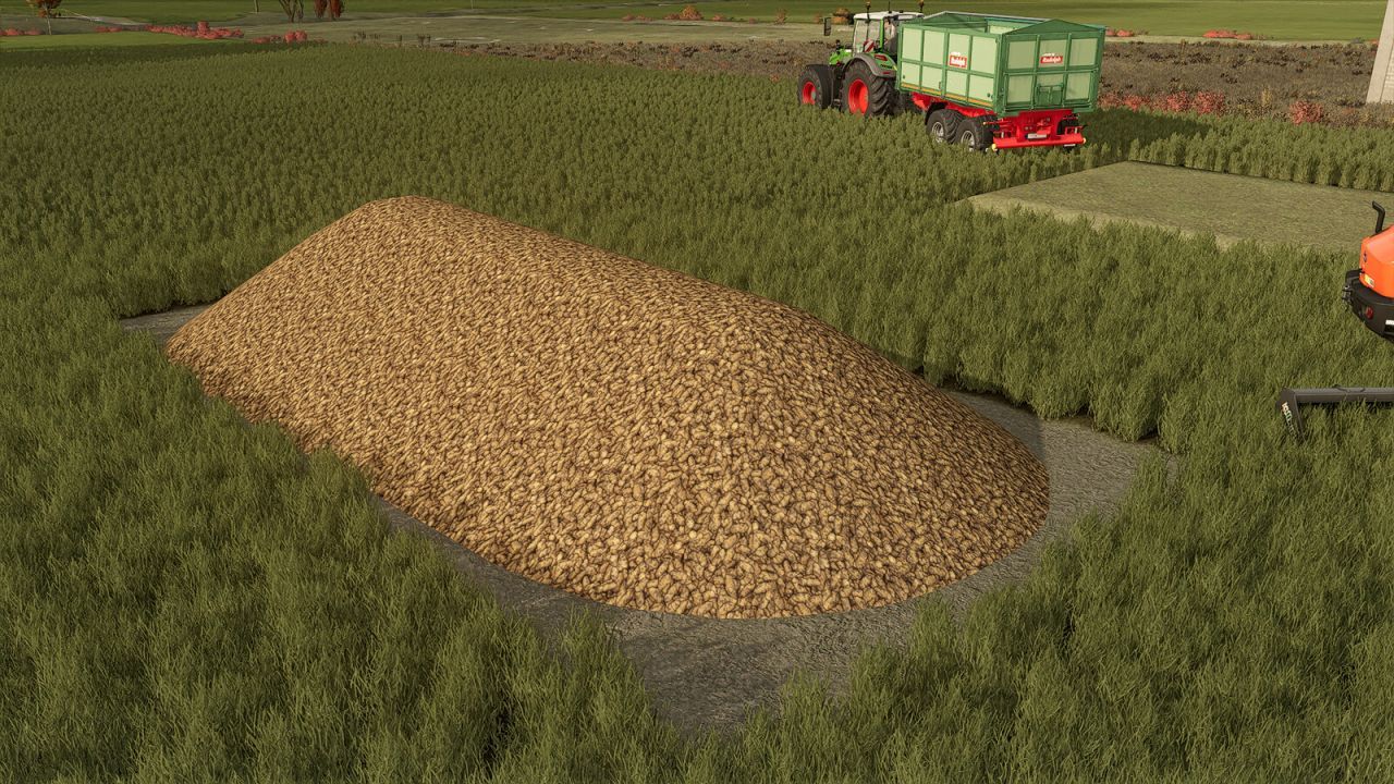 Економний Переробний Модуль Potato Mound для Картоплі у Farming Simulator 25 - Скріншоти