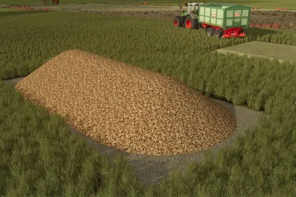 Економний Переробний Модуль Potato Mound для Картоплі у Farming Simulator 25 — 2