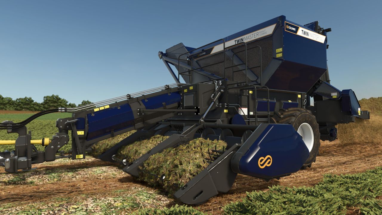 Комбайн для арахісу Colombo Twin Master Peanut для Farming Simulator 25