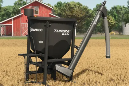 Розкидач насіннєвих рідин Grazmec Turbine 1000 для Farming Simulator 25
