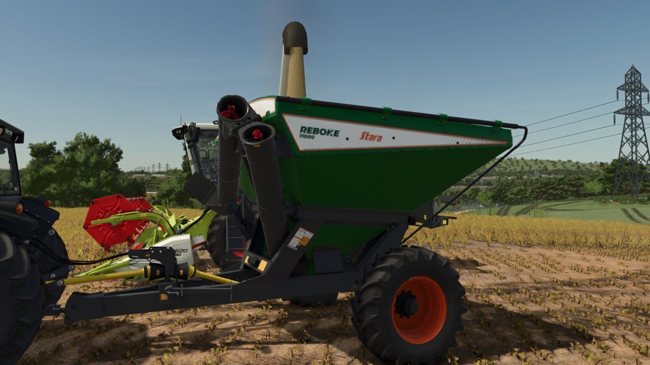 Сільськогосподарський причіп Stara Reboke 11000 для Farming Simulator 25