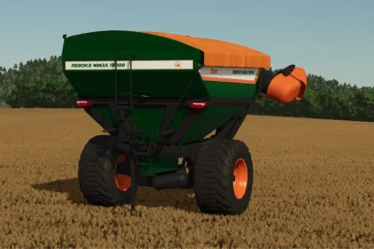 Зерновоз (бункер-навантажувач) Stara Reboke Ninja 19000 для Farming Simulator 25 — 2