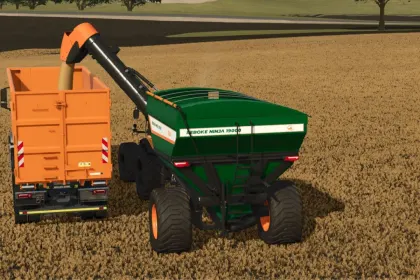 Зерновоз (бункер-навантажувач) Stara Reboke Ninja 19000 для Farming Simulator 25 — 4