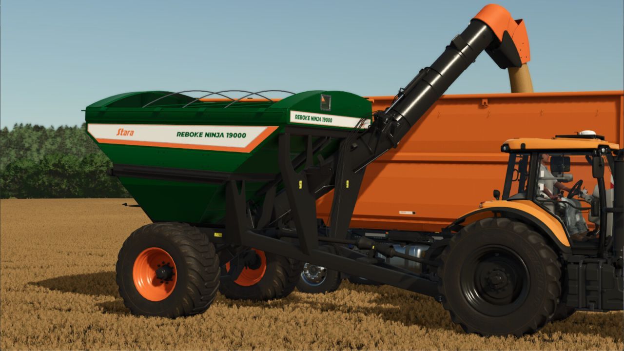 Зерновоз (бункер-навантажувач) Stara Reboke Ninja 19000 для Farming Simulator 25