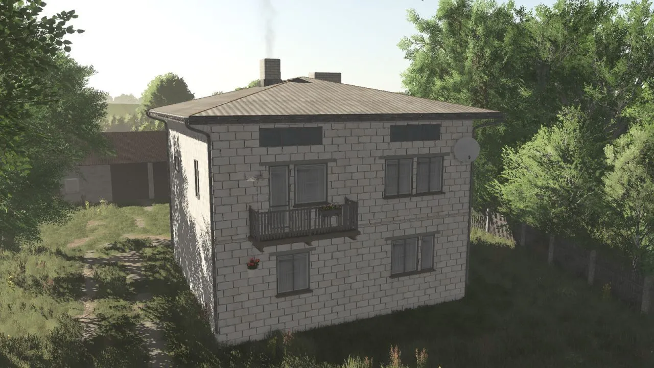 Автентичний Польський Будинок (Old Farmhouse) для Ферми у Farming Simulator 25