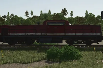 Legendary Diesel Locomotive V100 (Prefab) for Farming Simulator 25 — Atmospheric Railway on the Map — 1
