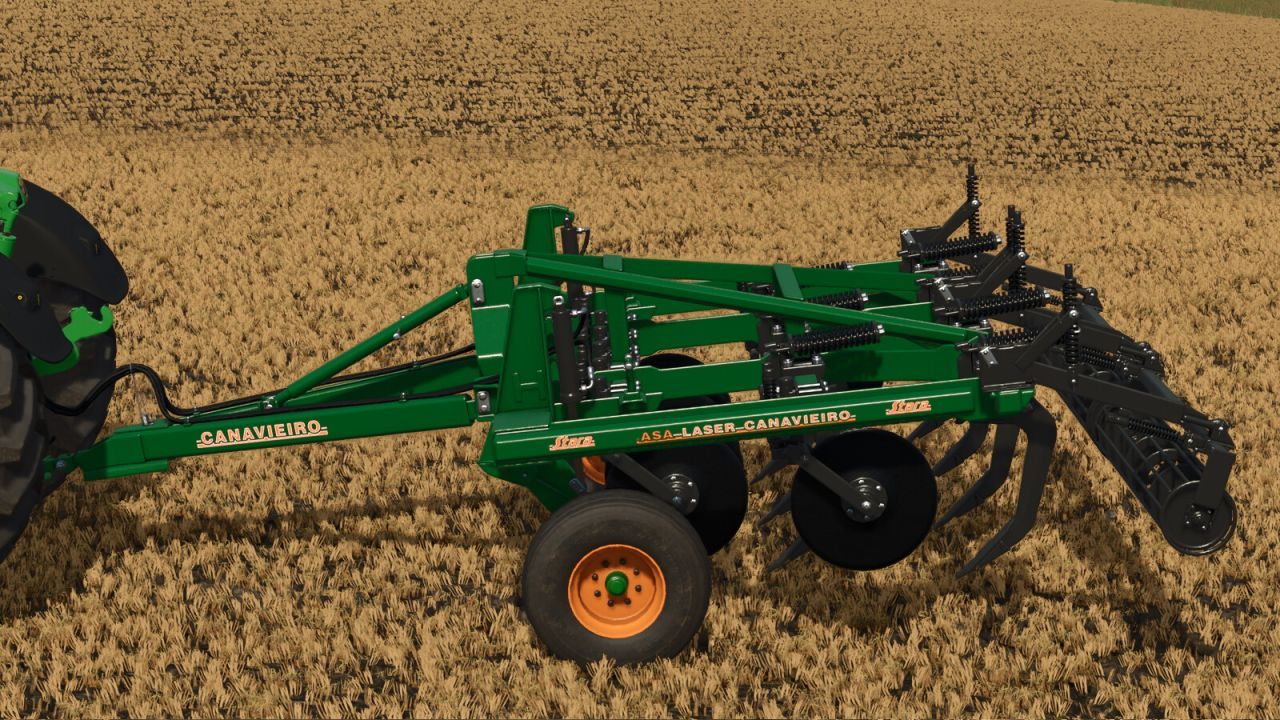 Untergrundlockerer Stara Asa Laser Sugarcane 7 Tines für Farming Simulator 25
