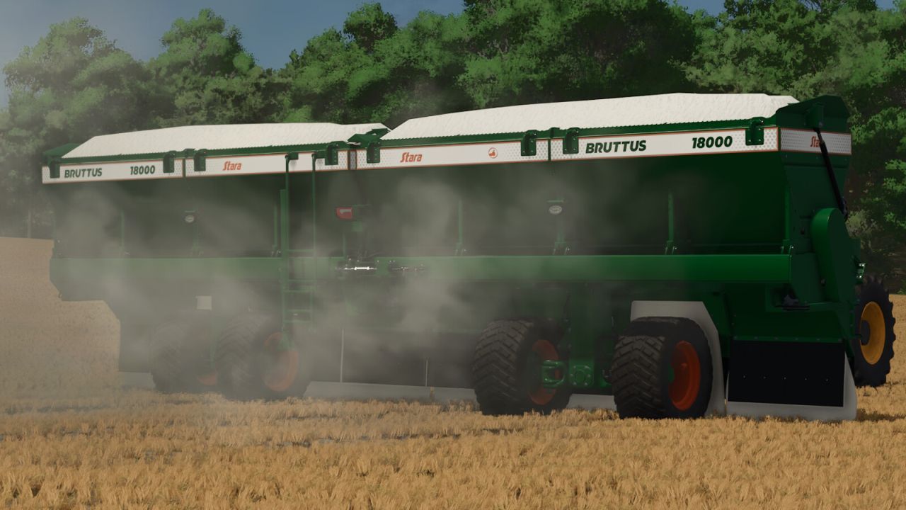 Розкидач мінеральних добрив Stara Bruttus 18000 для Farming Simulator 25