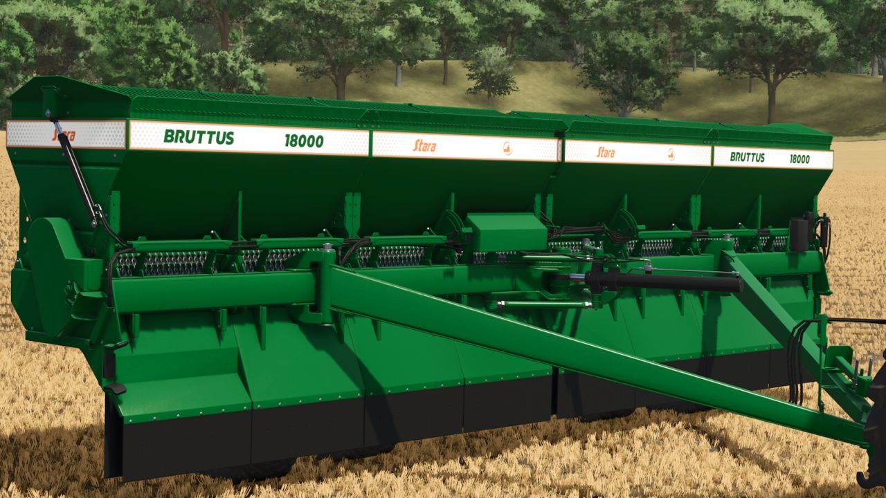 Розкидач мінеральних добрив Stara Bruttus 18000 для Farming Simulator 25