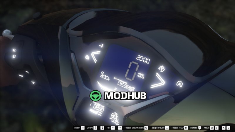 Motorrad Honda SH 2020 für GTA 5