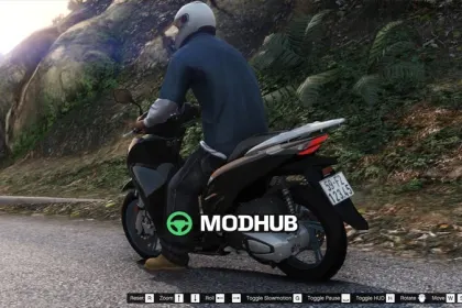 Motorrad Honda SH 2020 für GTA 5 — 5