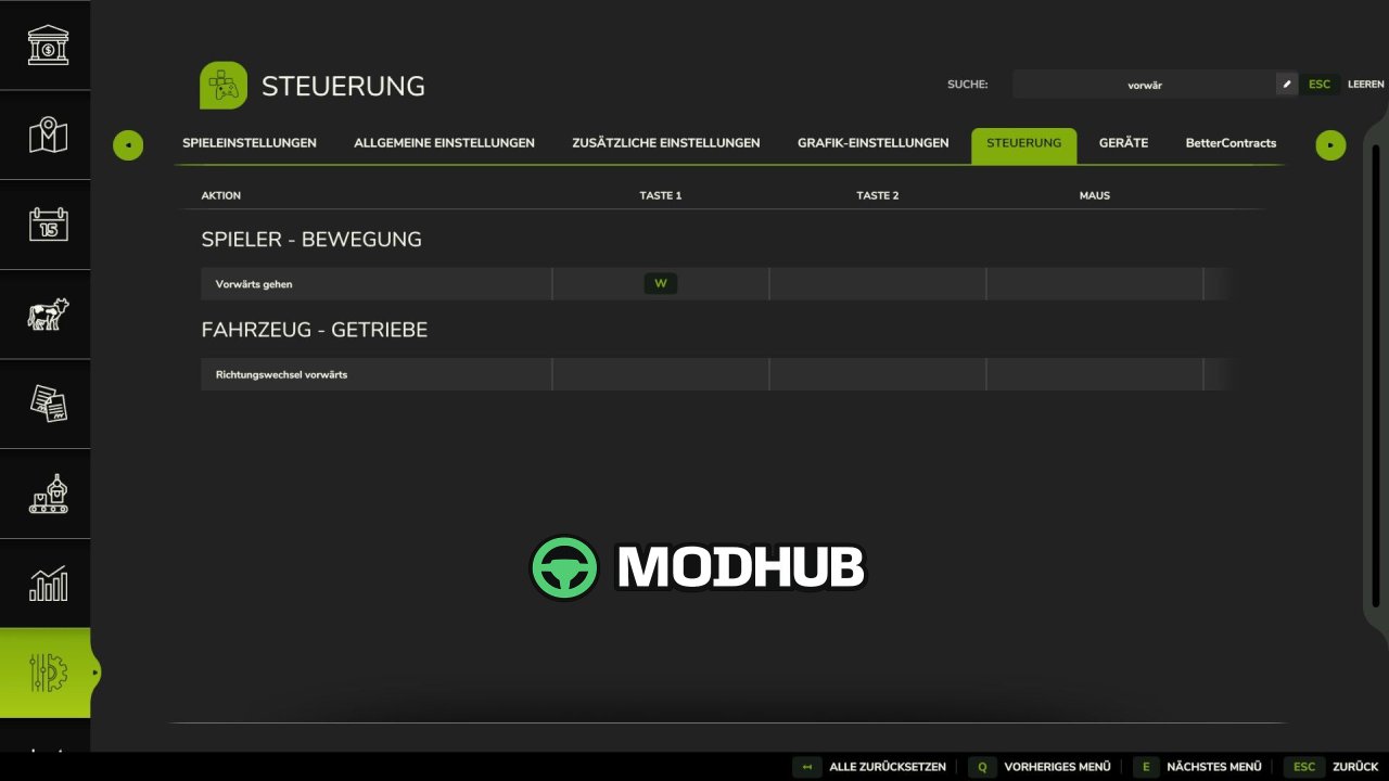 Інструмент Settings Search BETA v1.0 для FS25