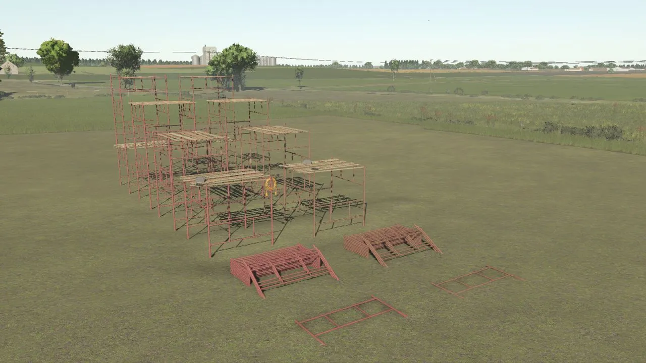 Універсальний Scaffolding (Prefab) — Реалістичні Будівельні Риштування для FS25