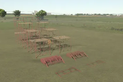 Універсальний Scaffolding (Prefab) — Реалістичні Будівельні Риштування для FS25
