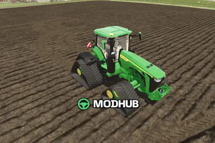Трактор John Deere 8RX Wide Tracks V1.0 для FS25