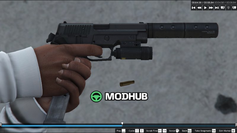P226 Sig Sauer Pistole für GTA 5