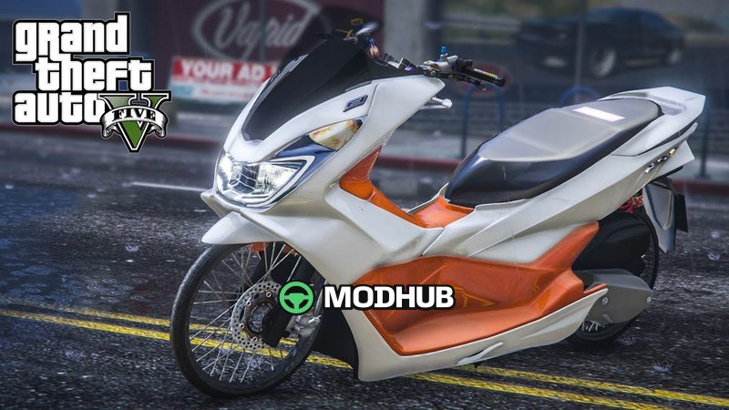 Мотоцикл Honda PCX 150 для GTA 5