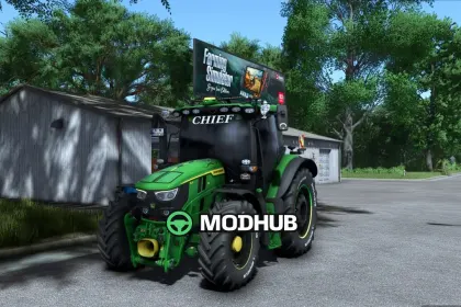 Трактор John Deere 6R Chief V1.0 для FS25