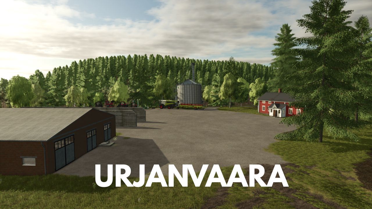 Atmospheric Finnish Map Urjanvaara for Farming Simulator 25 — Snowy Winters and Forest Farms