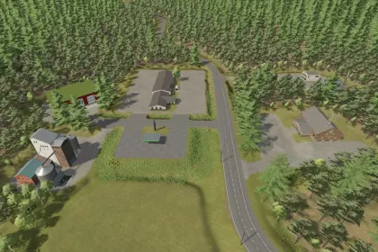 Atmospheric Finnish Map Urjanvaara for Farming Simulator 25 — Snowy Winters and Forest Farms — 2