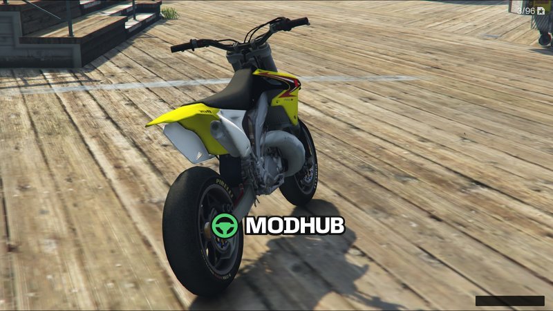 Мотоцикл Suzuki Rmz 125 Supermotard 1.0 для GTA 5