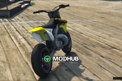 Мотоцикл Suzuki Rmz 125 Supermotard 1.0 для GTA 5 — 3