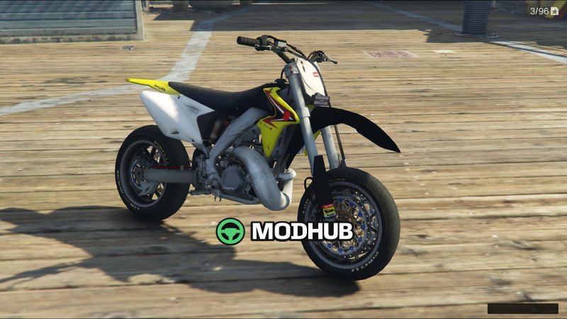 Мотоцикл Suzuki Rmz 125 Supermotard 1.0 для GTA 5
