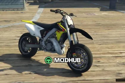 Мотоцикл Suzuki Rmz 125 Supermotard 1.0 для GTA 5 — 5