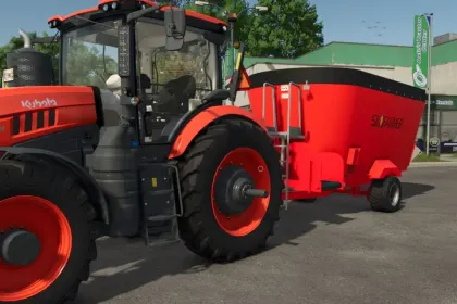 Ефективний Кормозмішувач SILOFARMER Feed Mixer для Farming Simulator 25 — 14800L
