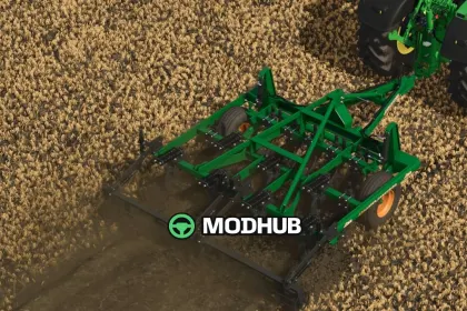 Subsoiler Stara Asa Laser Sugarcane 7 Tines V1.0 for FS25 — 3
