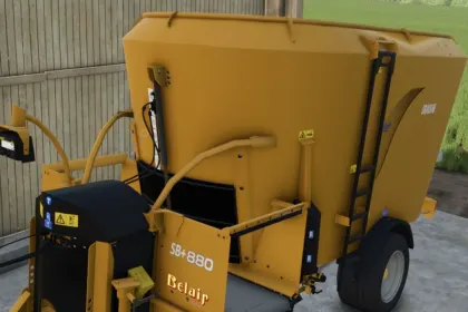 Ефективний Кормозмішувач Bélair DRAKKAR SB+ 880 на 18 000 л для Farming Simulator 25