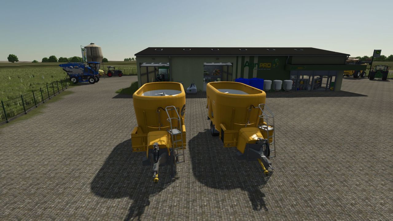 Efficient Feed Mixer Bélair DRAKKAR SB+ 880 with 18,000 l for Farming Simulator 25