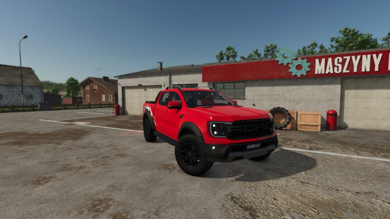 Mocny Pickup Ford Ranger Raptor 2023 do Farming Simulator 25 — 392 KM i Tuning