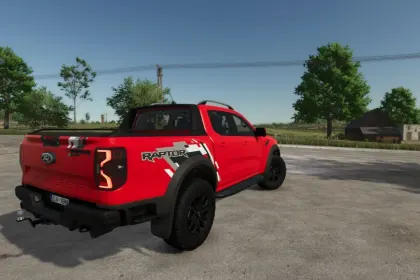 Потужний Пікап Ford Ranger Raptor 2023 для Farming Simulator 25 — 392 к.с. та Тюнінг