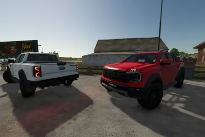 Powerful Pickup Ford Ranger Raptor 2023 for Farming Simulator 25 — 392 hp and Tuning