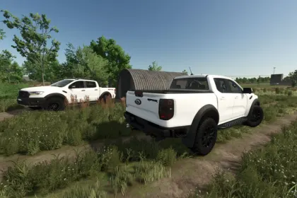 Powerful Pickup Ford Ranger Raptor 2023 for Farming Simulator 25 — 392 hp and Tuning