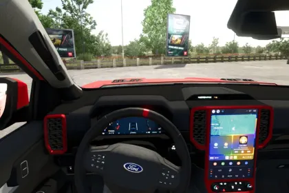 Powerful Pickup Ford Ranger Raptor 2023 for Farming Simulator 25 — 392 hp and Tuning