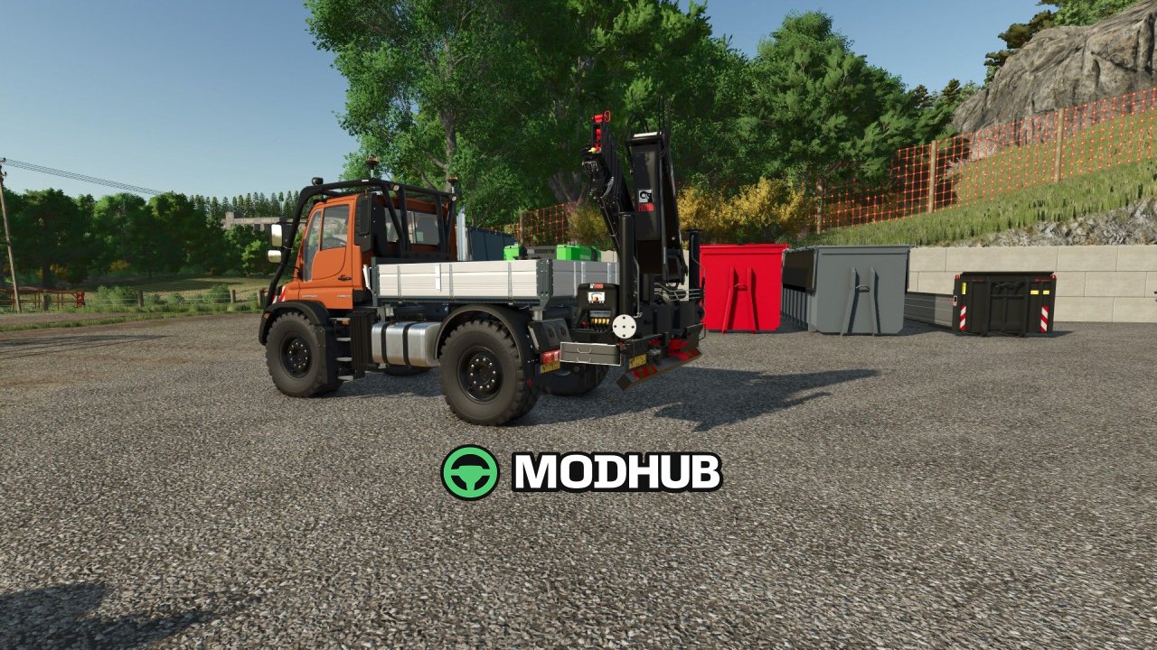 Кран HIAB XS з кріпленням ззаду знімний V1.0 для FS25