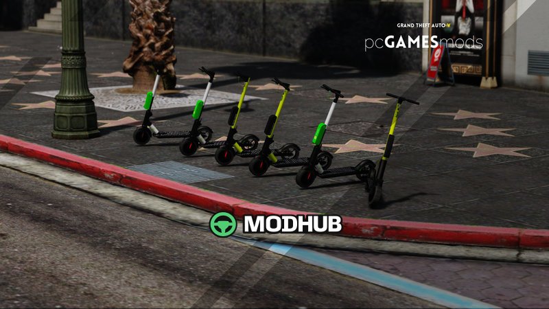 Portuguese Electric Sharing Scooter for GTA 5