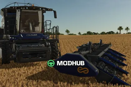 Комбайн Colombo Avanti C410 та Головка для арахісу для FS25